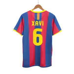 Vintage Soccer Jersey XAVI #6 Barcelona Home 2010/11