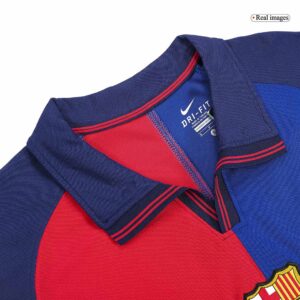 Vintage Soccer Jersey GUARDIOLA #4 Barcelona Home 1999/00 - 100th Anniversary