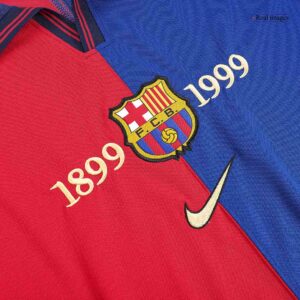 Vintage Soccer Jersey GUARDIOLA #4 Barcelona Home 1999/00 - 100th Anniversary