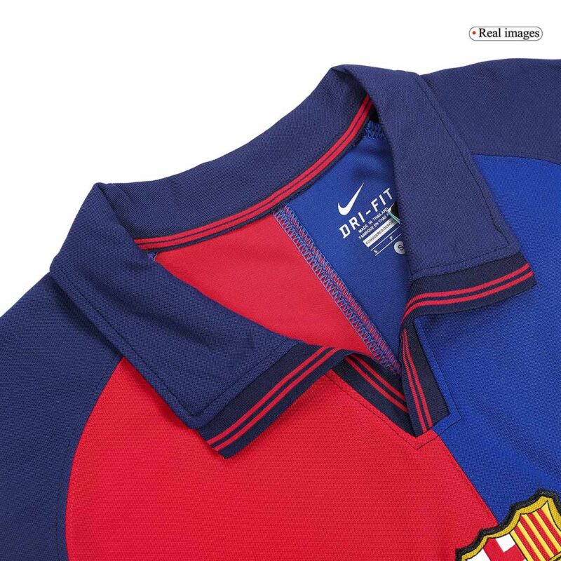 Vintage Soccer Jersey RIVALDO #11 Barcelona Home 1999/00 - 100th Anniversary
