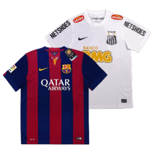 Vintage Jersey Barcelona Home 2014/15 & Vintage Jersey Santos FC Home 2012