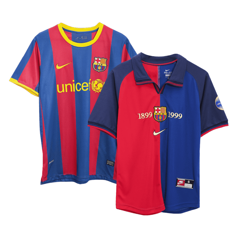 Vintage Jersey Barcelona Home 2010/11 & Vintage Jersey Barcelona Home 1999/00