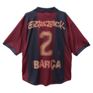 Vintage Soccer Jersey Barcelona X CJ Home 2000/01