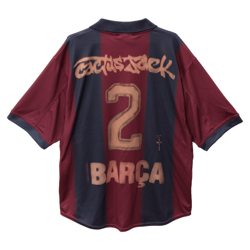 Vintage Soccer Jersey Barcelona X CJ Home 2000/01
