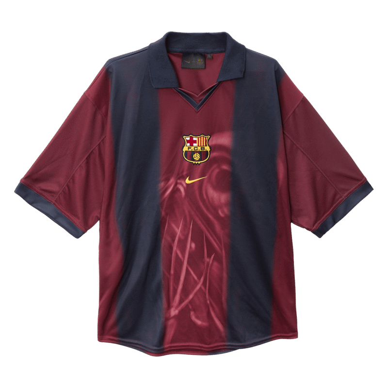 Vintage Soccer Jersey Barcelona X CJ Home 2000/01