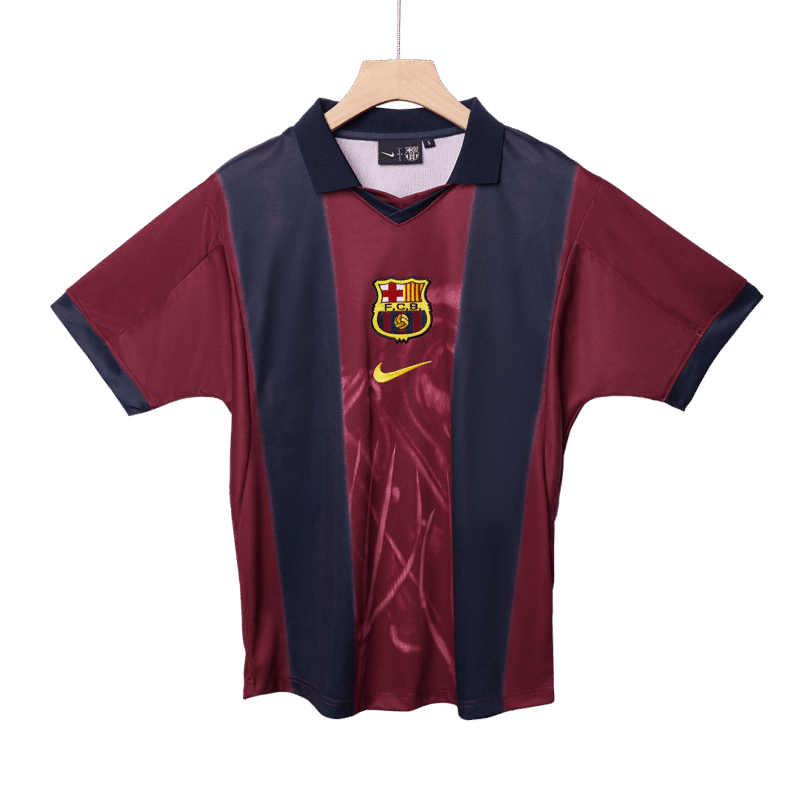 Vintage Soccer Jersey Barcelona X CJ Home 2000/01