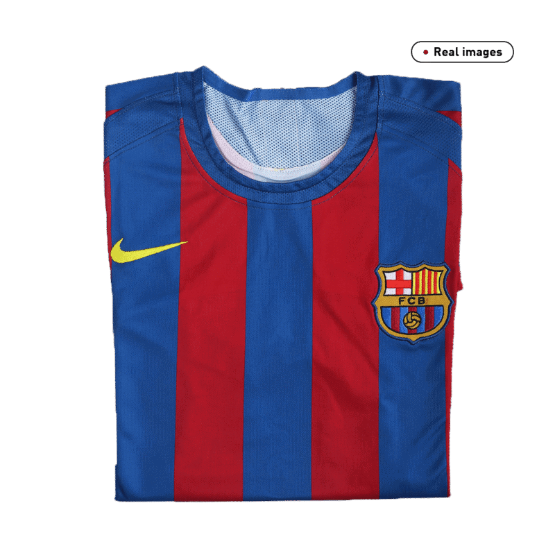 Vintage Soccer Jersey Barcelona Home 2005/06 - UCL Final
