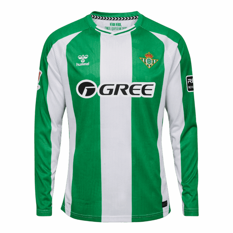 Real Betis Long Sleeve Home Soccer Jersey 2025/26
