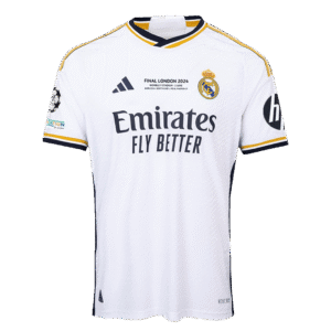 Real Madrid Home Authentic Soccer Jersey 2023/24 - UCL FINAL