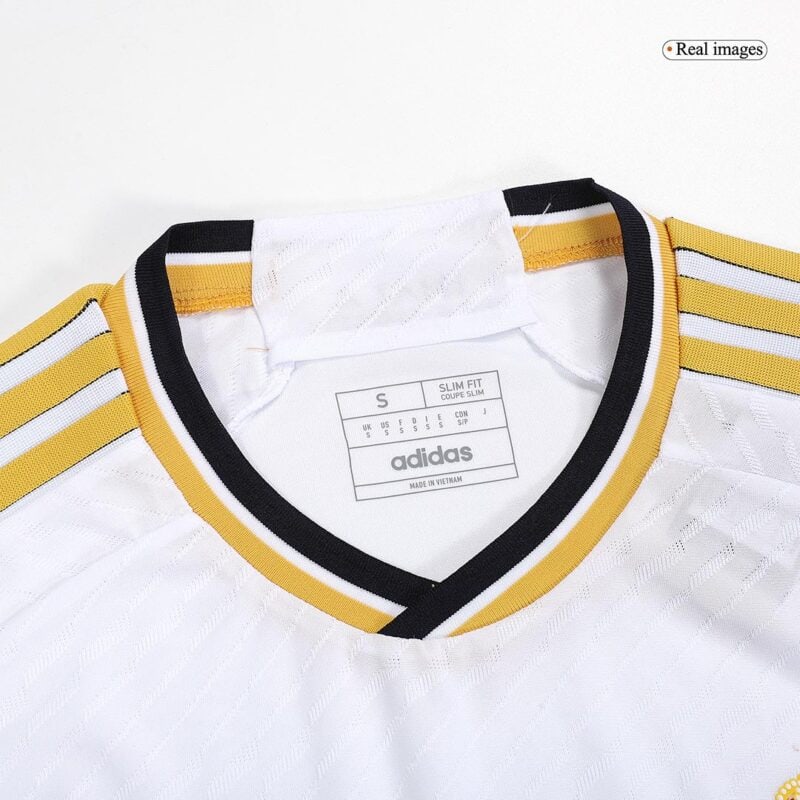 BELLINGHAM #5 Real Madrid Home Authentic Soccer Jersey 2023/24 - UCL FINAL