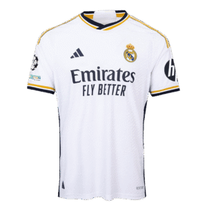 Real Madrid Home Authentic Soccer Jersey 2023/24 - UCL