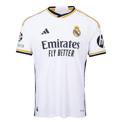 Real Madrid Home Authentic Soccer Jersey 2023/24 - UCL