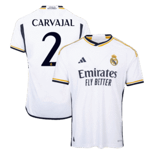 CARVAJAL #2 Real Madrid Home Authentic Soccer Jersey 2023/24