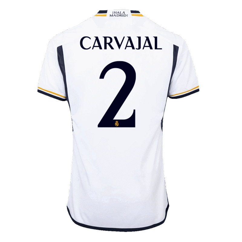 CARVAJAL #2 Real Madrid Home Authentic Soccer Jersey 2023/24