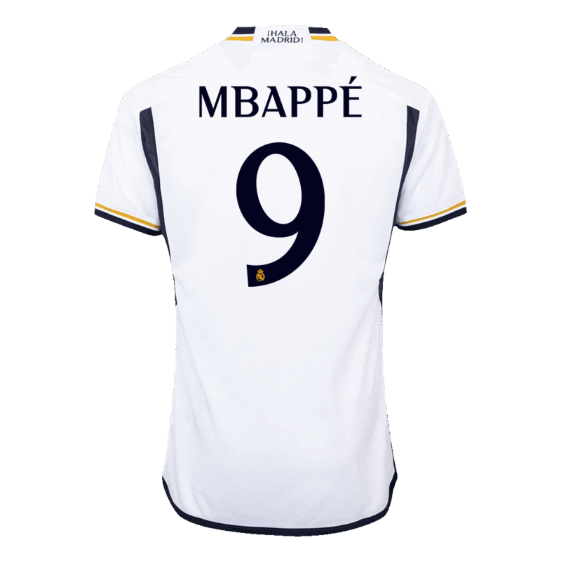 MBAPPÉ #9 Real Madrid Home Authentic Soccer Jersey 2023/24