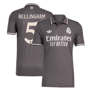 BELLINGHAM #5 Real Madrid Third Away Authentic Soccer Jersey 2024/25