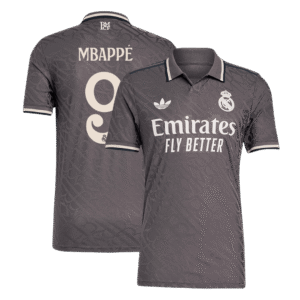 MBAPPÉ #9 Real Madrid Third Away Authentic Soccer Jersey 2024/25