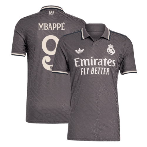MBAPPÉ #9 Real Madrid Third Away Authentic Soccer Jersey 2024/25