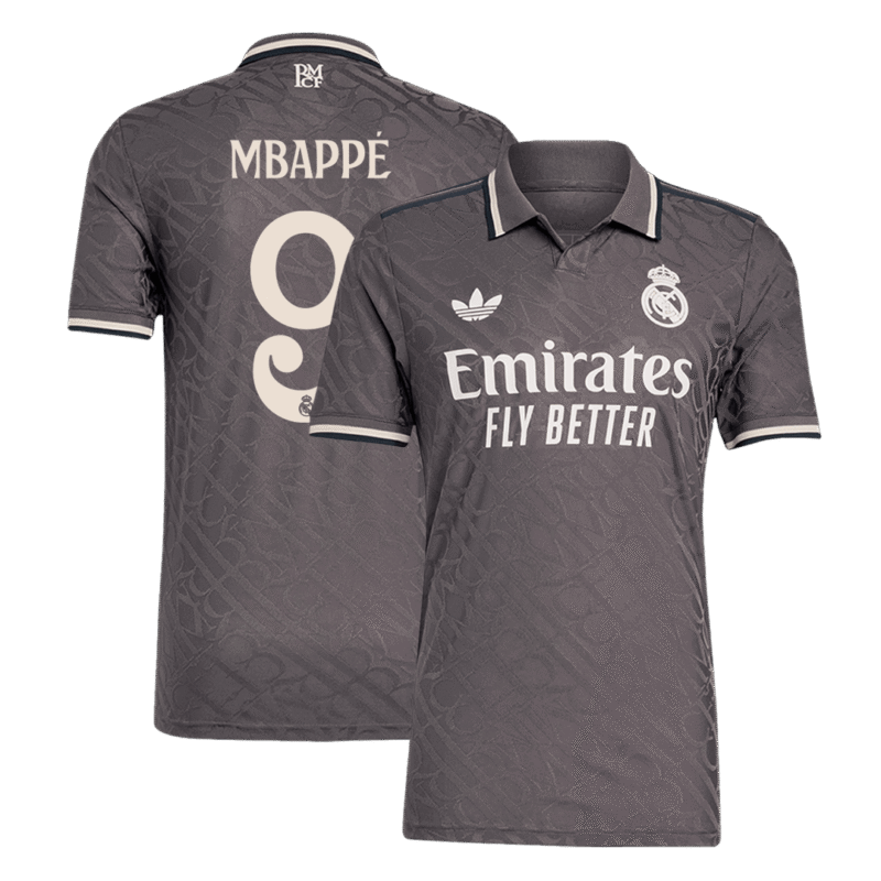MBAPPÉ #9 Real Madrid Third Away Authentic Soccer Jersey 2024/25
