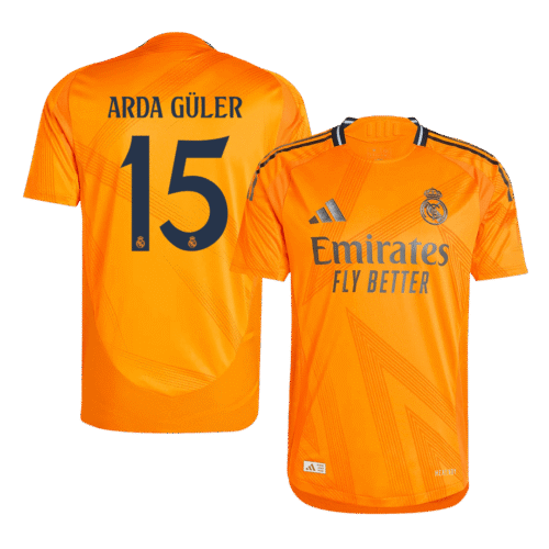 ARDA GÜLER #15 Real Madrid Away Authentic Soccer Jersey 2024/25
