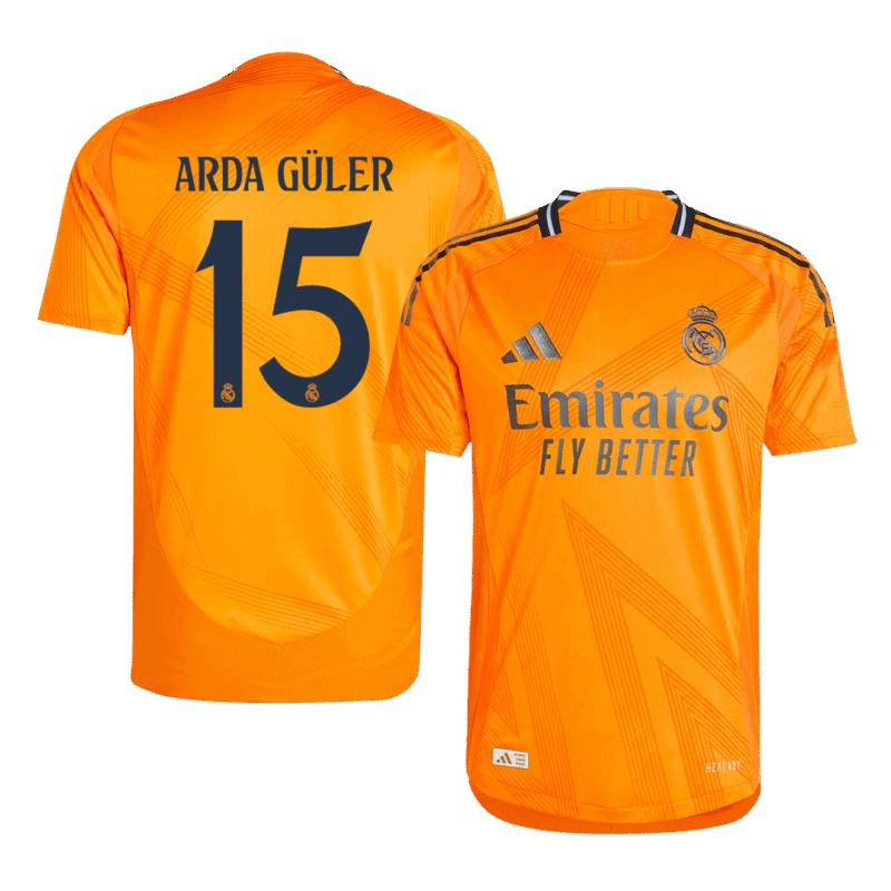 ARDA GÜLER #15 Real Madrid Away Authentic Soccer Jersey 2024/25