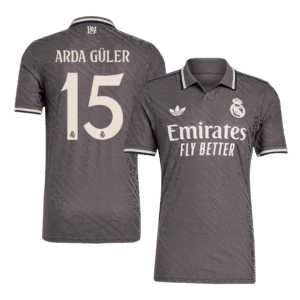 ARDA GÜLER #15 Real Madrid Third Away Authentic Soccer Jersey 2024/25