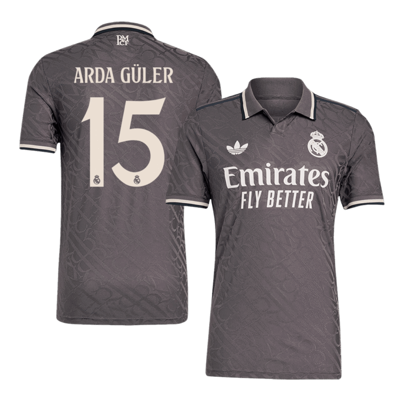 ARDA GÜLER #15 Real Madrid Third Away Authentic Soccer Jersey 2024/25
