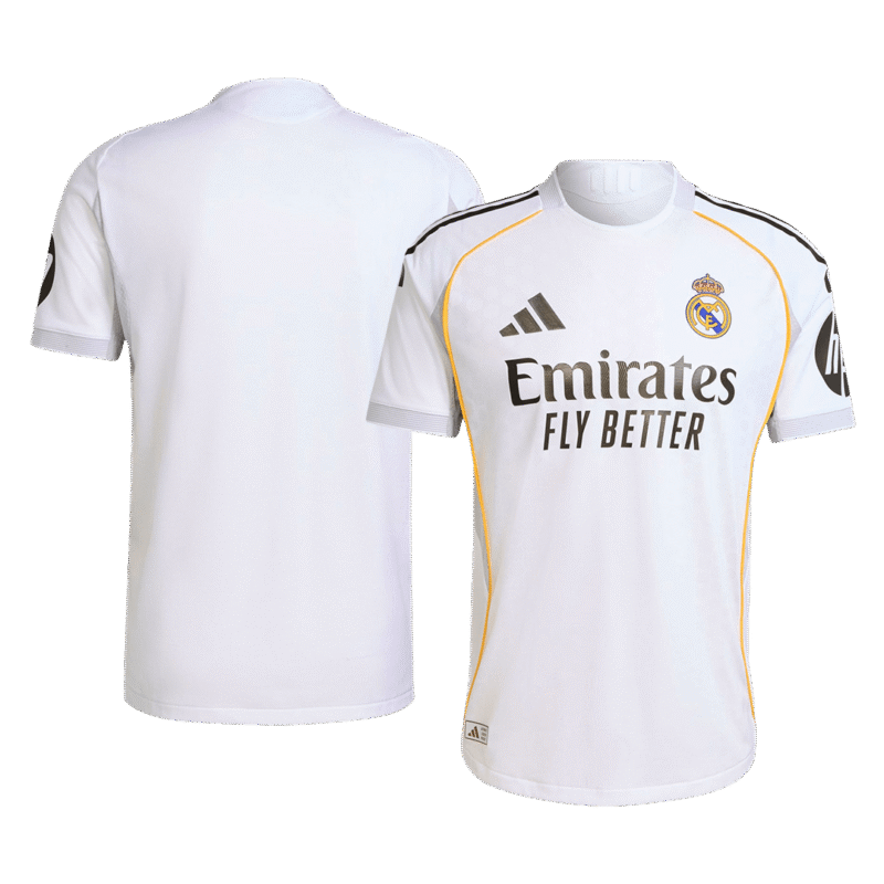 Real Madrid Home Authentic Soccer Jersey 2025/26