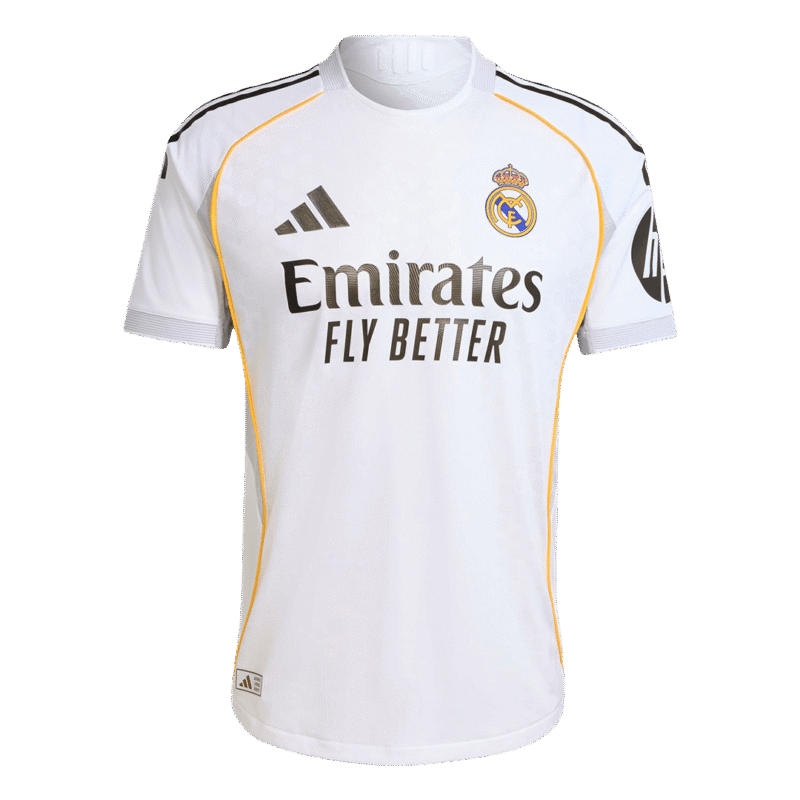 BELLINGHAM #5 Real Madrid Home Authentic Soccer Jersey 2025/26