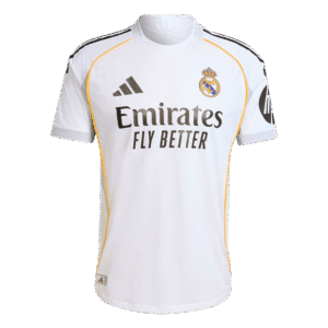 BELLINGHAM #5 Real Madrid Home Authentic Soccer Jersey 2025/26