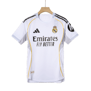 BELLINGHAM #5 Real Madrid Home Authentic Soccer Jersey 2025/26