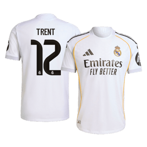 TRENT #12 Real Madrid Home Authentic Soccer Jersey 2025/26