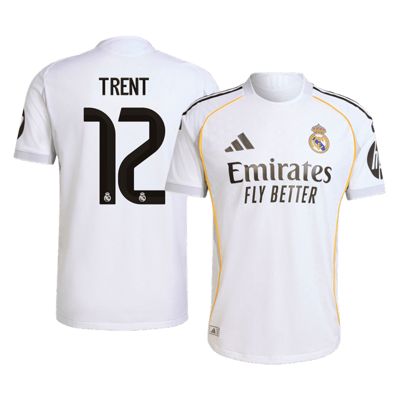 TRENT #12 Real Madrid Home Authentic Soccer Jersey 2025/26