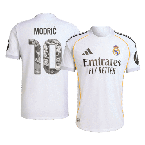 MODRIĆ Special #10 Real Madrid Home Authentic Soccer Jersey 2025/26