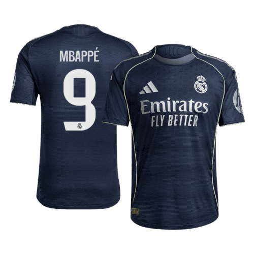 MBAPPÉ #9 Real Madrid Away Authentic Soccer Jersey 2025/26