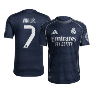VINI JR. #7 Real Madrid Away Authentic Soccer Jersey 2025/26