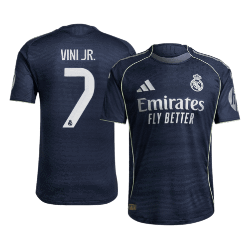 VINI JR. #7 Real Madrid Away Authentic Soccer Jersey 2025/26