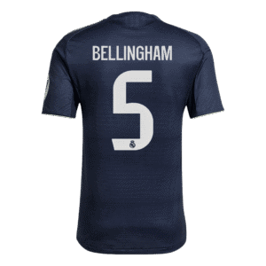 BELLINGHAM #5 Real Madrid Away Authentic Soccer Jersey 2025/26