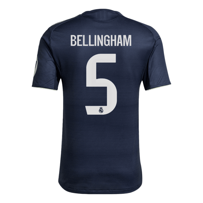 BELLINGHAM #5 Real Madrid Away Authentic Soccer Jersey 2025/26