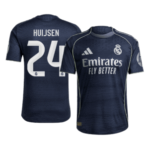 HUIJSEN #24 Real Madrid Away Authentic Soccer Jersey 2025/26