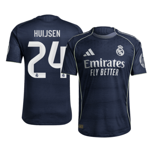 HUIJSEN #24 Real Madrid Away Authentic Soccer Jersey 2025/26