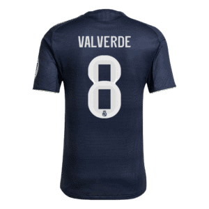 VALVERDE #8 Real Madrid Away Authentic Soccer Jersey 2025/26