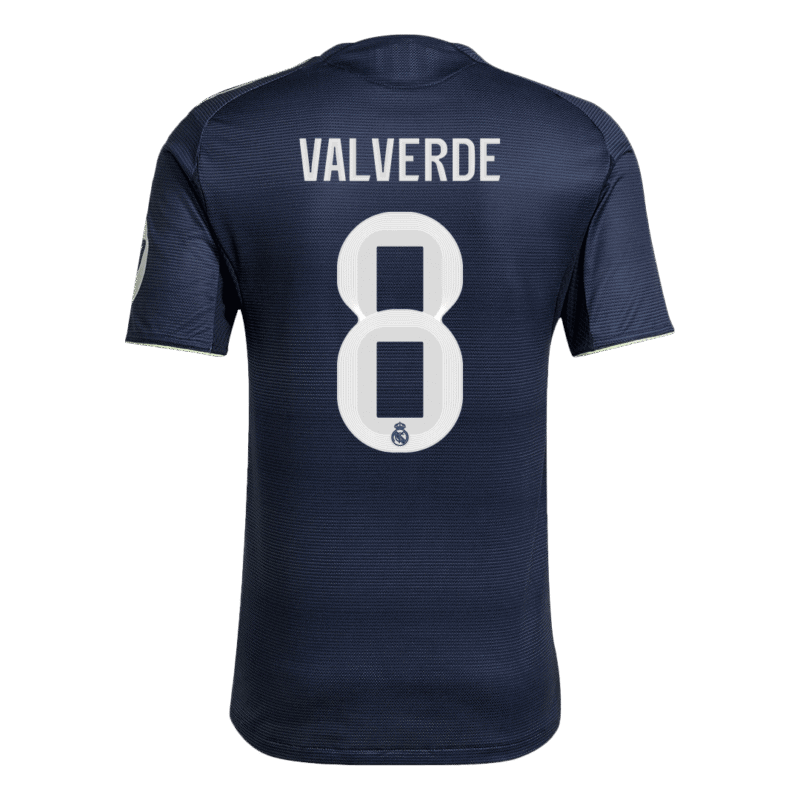 VALVERDE #8 Real Madrid Away Authentic Soccer Jersey 2025/26