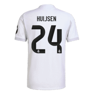 HUIJSEN #24 Real Madrid Home Authentic Soccer Jersey 2025/26
