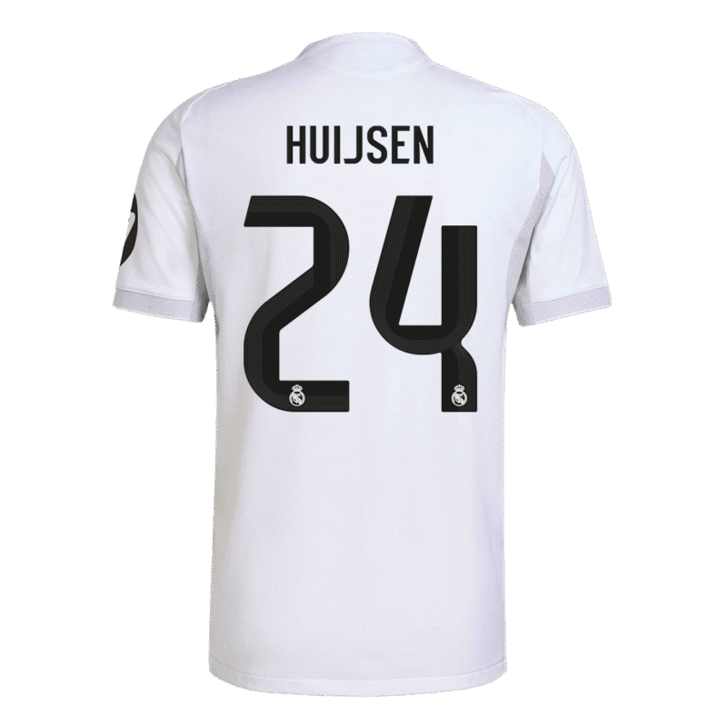 HUIJSEN #24 Real Madrid Home Authentic Soccer Jersey 2025/26