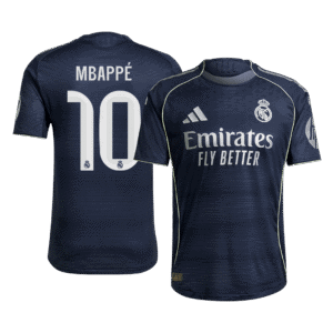 MBAPPÉ #10 Real Madrid Away Authentic Soccer Jersey 2025/26
