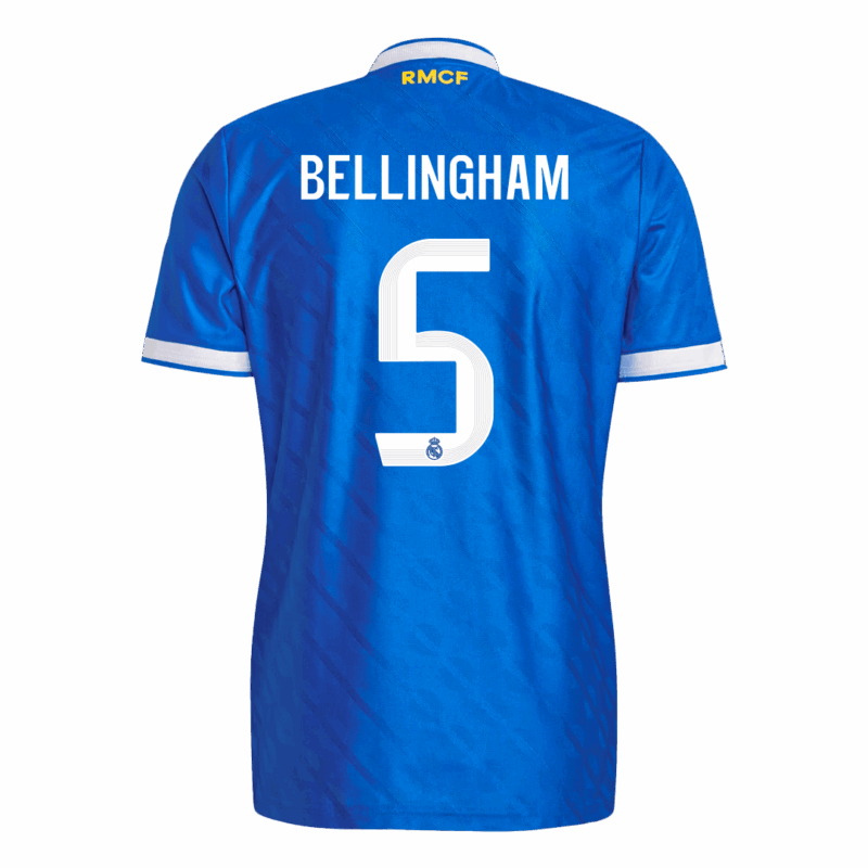 BELLINGHAM #5 Real Madrid Third Away Authentic Soccer Jersey 2025/26