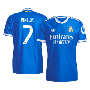 VINI JR. #7 Real Madrid Third Away Authentic Soccer Jersey 2025/26