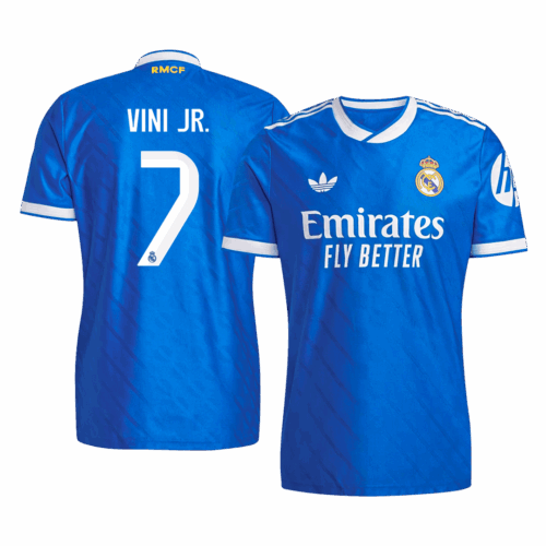 VINI JR. #7 Real Madrid Third Away Authentic Soccer Jersey 2025/26