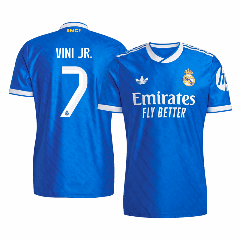 VINI JR. #7 Real Madrid Third Away Authentic Soccer Jersey 2025/26